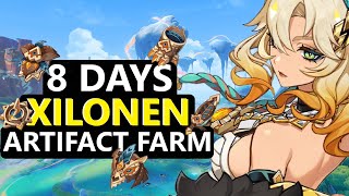 8 DAYS ARTIFACT FARM FOR XILONEN [upl. by Jolie]