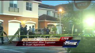 Dozens evacuated after explosion in Stuart apartment [upl. by Laon]