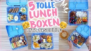 5 EINFACHE Brotdosen • Ideen fürs FrühstückSnacks • Lunchbox KiTa amp Schule • Maria Castielle [upl. by Townsend664]