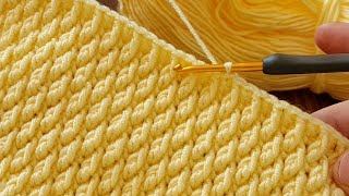 The Greatest VERY EASY Baby Blanket for Beginners Crochet knitting pattern [upl. by Manella514]