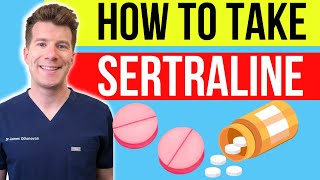 Doctor explains HOW TO USE SERTRALINE aka Lustral  Zoloft including side effects amp more [upl. by Gamber]