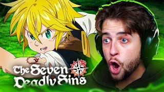 FIRST TIME WATCHING SEVEN DEADLY SINS Episode 1 Reaction [upl. by Lledrev]