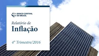 Relatório Trimestral de Inflação  Dezembro 2016 [upl. by Tressia]