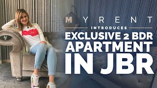 Exclusive 2 BDR apartment in JBR Rimal Dubai  MyRentae review [upl. by Mera]