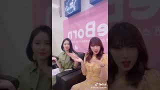 Apink TikTok OfficialNaeun and Hayong dance Dumhdurum [upl. by Corissa]