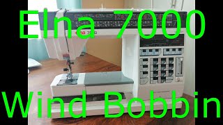 Elna 7000 Wind Bobbin Prt 1 [upl. by Nnyladnarb357]