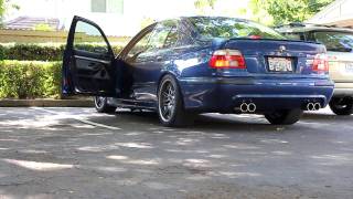 E39 M5 muffler delete [upl. by Aveer]