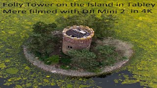 Folly Tower on the Island in Tabley Mere [upl. by Eladnor]