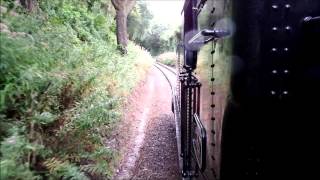 Great Western Railway 4247 Bodmin and Wenford Railway slipping 22915 [upl. by Yerdua]