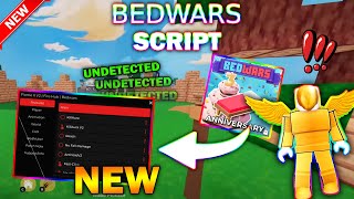 NEW BedWars Script PASTEBIN 2024 ANTI VOIDPROJECTILE EXPLOIT AIM ASSIST KILLAURA [upl. by Nilad]