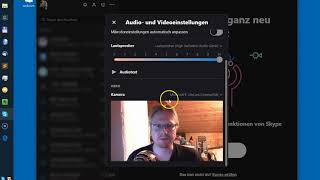 Skype 8 Webcam Einstellungen und Windows 10 [upl. by Anilave]