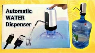 USB Charging Portable Automatic Water Dispenser [upl. by Milman]