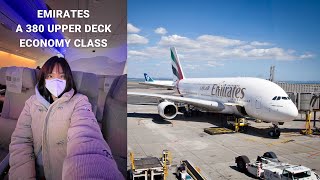 Emirates A380 Upper Deck Economy Class [upl. by Naitsirc]