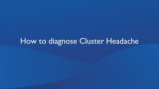 How to diagnose Cluster Headache [upl. by Leyameg211]