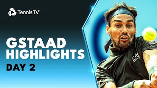 Wawrinka In Action Fognini Takes On RamosVinolas  Gstaad 2023 Highlights Day 2 [upl. by Eiruam]