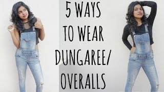 Dungarees Outfit Ideas  How to Wear amp Style Dungarees  Fashion Trends  AdityIyer Stylewithadity [upl. by Felike]