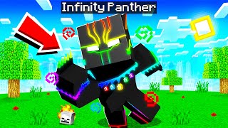 PLAYING as INFINITY PANTHER in MINECRAFT [upl. by Anirrehs]