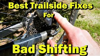 Best on trail derailleur repairs Plus DIY Derailleur hanger alignment tool [upl. by Alwitt495]