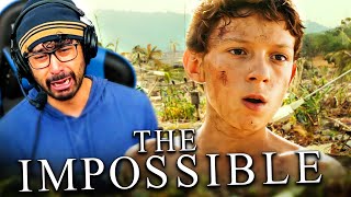 THE IMPOSSIBLE 2012 DESTROYED ME MOVIE REACTION First Time Watching  Review  Tom Holland [upl. by Amand900]