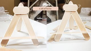 DIY Mini Caballete Minimalista Y Aesthetic [upl. by Oloapnaig]