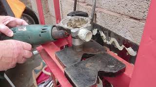 How to remove a water pump impeller using a press and some heat [upl. by Havener332]