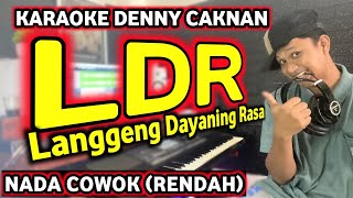 LDR Langgeng Dayaning Rasa KARAOKE NADA RENDAH COWOK  Musik Paling Enak [upl. by Narmak946]