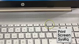 How to take a screenshot on HP laptop Windows 10 [upl. by Reggis]