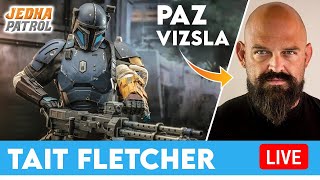 LIVE with Paz Vizsla actor Tait Fletcher  Mandalorian [upl. by Caldeira]