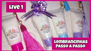 LIVE 1  Lembrancinha rápida e fácil  Passo a passo  Ateliê Mirella Liz [upl. by Rapp]