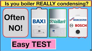 Is your boiler REALY condensing Most are NOT I show you how to test it’s easy [upl. by Anenahs]