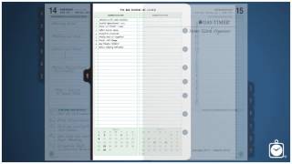 Closer Look DayTimer® 1PagePerDay Planner Format [upl. by Nodal199]