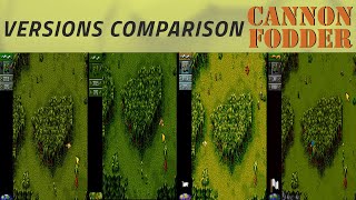 Cannon Fodder Versions Comparison Amiga CD32 AtariST MSDOS Sega Genesis and much more [upl. by Glassco]