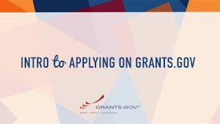 Intro to Grantsgov  Applying for a Federal Grant on Grantsgov [upl. by Chura]