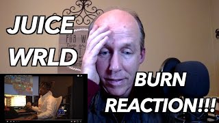 THERAPIST REACTS to Juice Wrld Burn [upl. by Ellohcin]