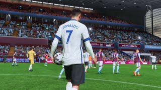 Aston Villa vs Man United  FIFA 23  CR7 Hattrick [upl. by Lidia]