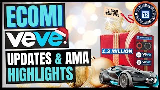 Ecomi  OMI  Veve NFT Updates amp AMA Highlights ⭕ [upl. by Cherri686]