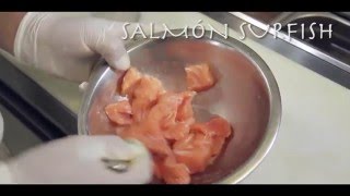 Receta Ceviche de Salmón SURFISH [upl. by Trin838]