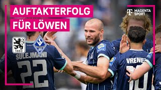 TSV 1860 München  SV Waldhof Mannheim  Highlights 3 Liga  MAGENTA SPORT [upl. by Erej616]