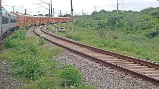 SBC to MAS Double Decker train travel Journey 🤩  Indian railways  indianrailways trainhighspeed [upl. by Thordia]