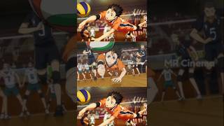 Haikyu 🤩 🏐Nishinoya save well 🥶🥵 viralshorthaikyuu [upl. by Ynohtnaeoj131]