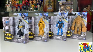 Batman DC Spin Master 2024 4” Figures Macy’s Clayface Nightwing Standard  Gold Rebirth Batman [upl. by Ahsiak944]