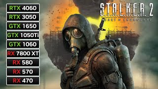 9 GPUs  STALKER 2 Heart of Chornobyl  RX 7800 XT RX 580 RX 570 RX 470 RTX 4060 RTX [upl. by Lareena498]