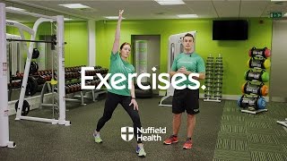 How To Standing IT Band Stretch  Nuffield Health [upl. by Hsirahc]