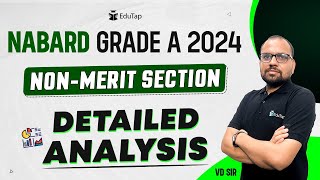 🔴NABARD Grade A 2024 Detailed Analysis of Non Merit Section  NABARD 2024 Phase 1 Exam Analysis [upl. by Joh]