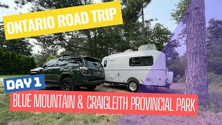 Camping at Craigleith Provincial Park [upl. by Bilac]