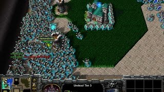 WARCRAFT III The Frozen Throne  EMPEZAMOS CON LOS CUSTOM MAPS  FOOTMAN WARS Gameplay Español [upl. by Hinze]