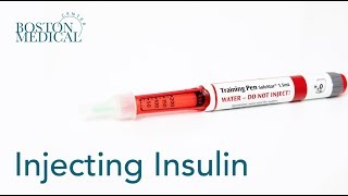 How to Inject Insulin with a Pen and Pen Needle [upl. by Ettesyl]