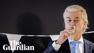 Geert Wilders who is the antiIslam politician leading the largest Dutch party [upl. by Arodoeht]