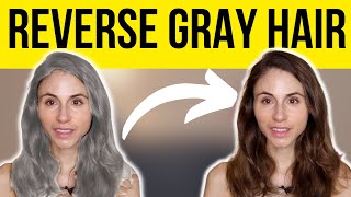 CAN YOU REVERSE GRAY HAIR 🤔 Dermatologist DrDrayzday [upl. by Assilanna]