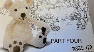 HOW TO  Read the Pattern amp Crochet a Knitty Kritters Bear Part Four [upl. by Enilhtak]